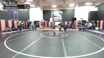 165 lbs Champ. Round 3 - Adrian Tinajero, JW North vs Richard Trujillo, Canyon Springs