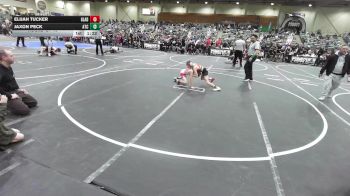 77 lbs Round Of 16 - Elijah Tucker, Gladiator WC vs Jaxon Peck, Atc