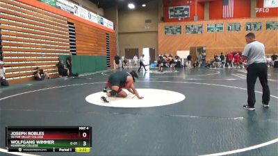 197 lbs Cons. Round 2 - Wolfgang Wimmer, Moorpark College vs Joseph Robles, Victor Valley College