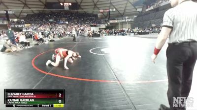 Girls 1B/2B/1A/2A 115 Quarterfinal - Kamiah Gaerlan, Castle Rock (Girls) vs Elizabet Garcia, East Valley (Yakima) (Girls)