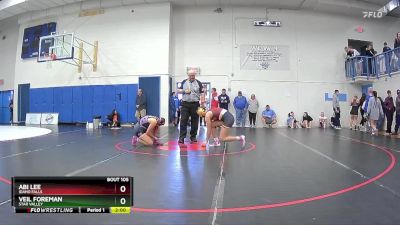 145 lbs Champ. Round 2 - Veil Foreman, Star Valley vs Abi Lee, Idaho Falls