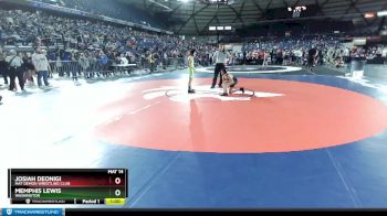 92 lbs Cons. Semi - Memphis Lewis, Washington vs Josiah Deonigi, Mat Demon Wrestling Club