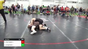 132-C lbs Quarterfinal - Luke Harrington, MI vs Jaxon Jorgensen, IL