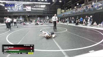 52 lbs Quarterfinal - Tate Mooningham, WTC vs Ever Rojas, Winfield