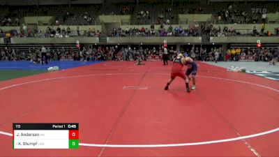 115 lbs Round 1 - Kaleb Stumpf, LAW vs Jacob Andersen, Amery Warrior`s