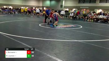 106 lbs Round 4 (16 Team) - Max Layman, STL Red vs Logan Borcsane, Bandits