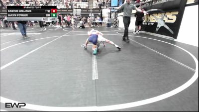 55 lbs Rr Rnd 3 - Easton Williams, Team Tulsa Wrestling Club vs Jaxyn Fowler, Standfast OKC