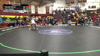 235 lbs Cons. Round 3 - Malana Miller, Bixby vs Ella Chavez, Kearney HS