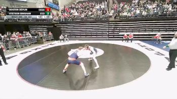 4A 157 lbs Cons. Round 3 - Boston Devlin, Crimson Cliffs High vs Stetson Bingham, Mountain Crest