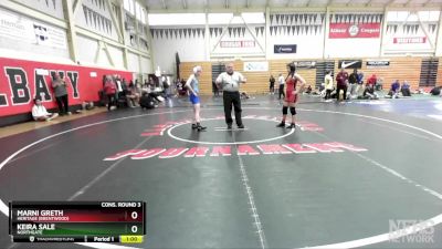 120 (122) Cons. Round 3 - Keira Sale, Northgate vs Marni Greth, Heritage (Brentwood)