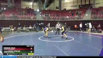 126 lbs Cons. Semi - Alejandra Citalan, Grand Island Girls vs Genesis Solis, Grand Island Girls