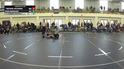 141 lbs Champ. Round 2 - Michael Kallimani, Manchester vs Koen Eberhard, Albion