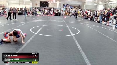 60 lbs Champ. Round 1 - Finnigan Shade, Panthers vs Caleb Romero, Rampage