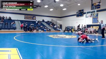 165 lbs Champ - Round 1 (16 Team) - Colby Eighinger, Northern Oklahoma College-Tonkawa vs Wayde Walton, Southwestern Oregon Community College