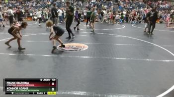 100 lbs Semifinal - Frank Giardina, Stratford Knights Wrestling vs Konnor Adams, Palmetto State Wrestling Academy