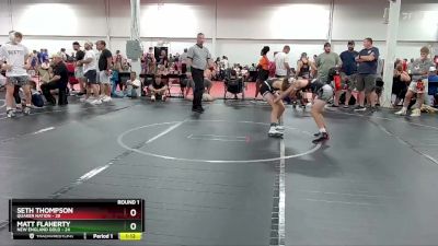 88 lbs Round 1 (6 Team) - Seth Thompson, Quaker Nation vs Matt Flaherty, New England Gold