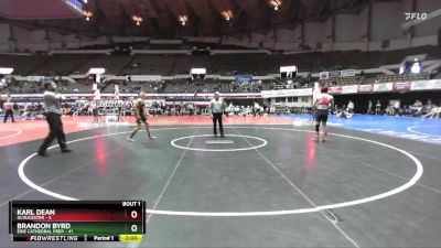 165 lbs Champ Round 1 (16 Team) - Brandon Byrd, Erie Cathedral Prep vs Karl Dean, Gloucester