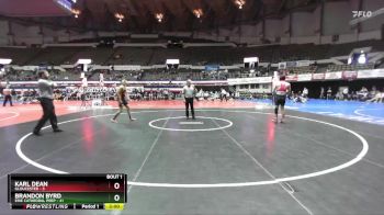 165 lbs Champ Round 1 (16 Team) - Brandon Byrd, Erie Cathedral Prep vs Karl Dean, Gloucester