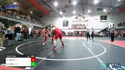 285 lbs Semifinal - Hayden Barker, Sallisaw Takedown Club vs Xavier Saffer, Spartan Wrestling Fort Smith