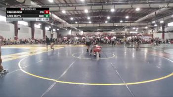 123 lbs Round 1 (12 Team) - Cole Borzio, Steller Trained Thorn vs Gabe Benyo, Mat Assassins White