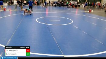 117-124 lbs 2nd Place Match - Rudy Rodriguez, GI Grapplers vs Braxton Hammond, Southern Valley