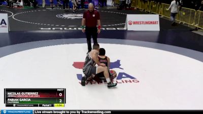 65 lbs Semifinal - Fabian Garcia, California vs Nicolas Gutierrez, Arreola Wrestling Club (AWC)