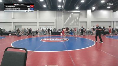 150 lbs Cons. Sub-rd Of 16 - Lucas Bauer, Red Lion Wrestling Club vs John Savin Nguyen, Legion