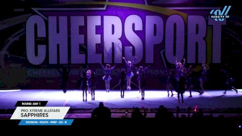Pro Xtreme Allstars - Sapphires [2025 L1.1 Youth - PREP - D2 - B Day 1] 2025 CHEERSPORT National All Star Cheerleading Championship
