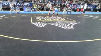 Girls-100 lbs Champ. Round 1 - Lillee Denson, St Clair Shores Lakeview (Girls) vs Bree Adame, Sandusky (Girls)