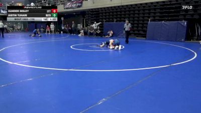 115 lbs Round Of 16 - Xander Insley, Littlestown vs Justin Tuhari, Wayne