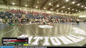 72 lbs 1st Place Match - Austin Armstrong, East Idaho Elite vs Ivan Hernandez, 208 Badgers