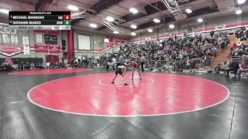 120 lbs Quarterfinal - Giovanni Manzo, Canyon Springs vs Michael Manzano, La Canada
