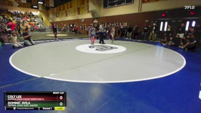 82 lbs Quarterfinal - Dominic Avila, Central Coast Most Wanted vs Colt Lee, Ramona Dawg Pound Wrestling Cl