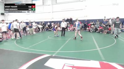 120 lbs 7th Place - Jake Buffum, Front Royal Wrestling Club-HS vs Dusty Mace, Heart Of A Lion-HS