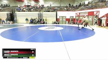 157 lbs Cons. Round 6 - Daniel Warmick, Portage vs Brody Wingate, East Central