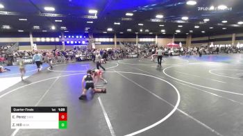 86 lbs Quarterfinal - Ernesto Perez, Tucson Cyclones vs Zaiden Hill, Nevada Elite