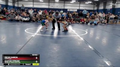 49-53 lbs Round 1 - Easton Struhs, Warrior Wrestling Club vs Micah Garcia, Kuna Klub