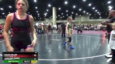 130 lbs Semis (4 Team) - Kenidi Nine, BMM Peaches vs Emery Wilson, TN AAU- Havok