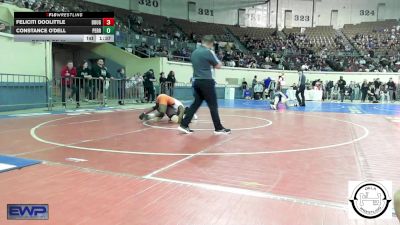 101 lbs Round Of 32 - Feliciti Doolittle, Douglass Wrestling vs Constance O'dell, Perry Girls Wrestling Club