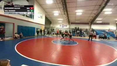 190 lbs Cons. Round 1 - Will Warner, Tongue River vs Alexander Galvan, Douglas