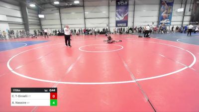 170 lbs Consi Of 32 #1 - Cooper Theriault-Dinielli, CT vs Aiden Nassire, NY