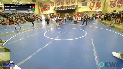 160 lbs Rr Rnd 2 - Brock Weakley, Cascia Hall vs Josh Gibson, Eufaula Ironheads Wrestling Club