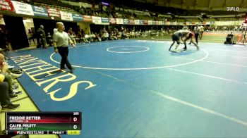 285 lbs Semis & Wb (16 Team) - Freddie Retter, Kutztown vs Caleb Pruitt, Reinhardt