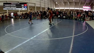 215 lbs Champ. Round 2 - Mekhi Bovee, Wyoming vs Minh Bernier, California