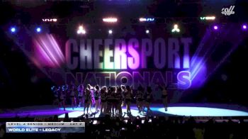 World Elite - Legacy [2026 L4 Senior - Medium Day 2] 2026 CHEERSPORT National All Star Cheerleading Championship