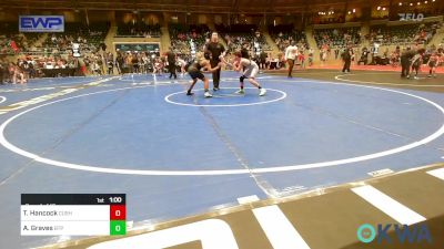 105 lbs Round Of 16 - Tate Hancock, Cushing Tigers vs Adran Graves, Tulsa Blue T Panthers