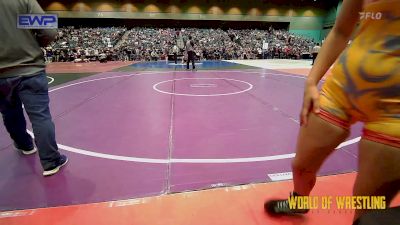 125 lbs Round Of 32 - Madison Watts, Team Aggression vs Nevaeh Spille, Conrad Wrestling Club