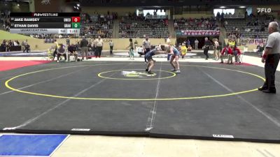 120 lbs Quarterfinal - Ethan Davis, Grant County vs Jake Ramsey, Union County