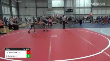 70 lbs Consi Of 4 - William Bainbridge, Hastings Wrestling vs Elijah Castanon, JJ Trained Elite