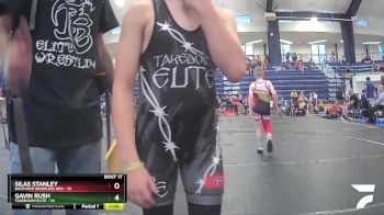 90 lbs Round 5 (8 Team) - Maddox Plattenburg, Takedown Elite vs Rhett Morris, Backyard Brawlers Red